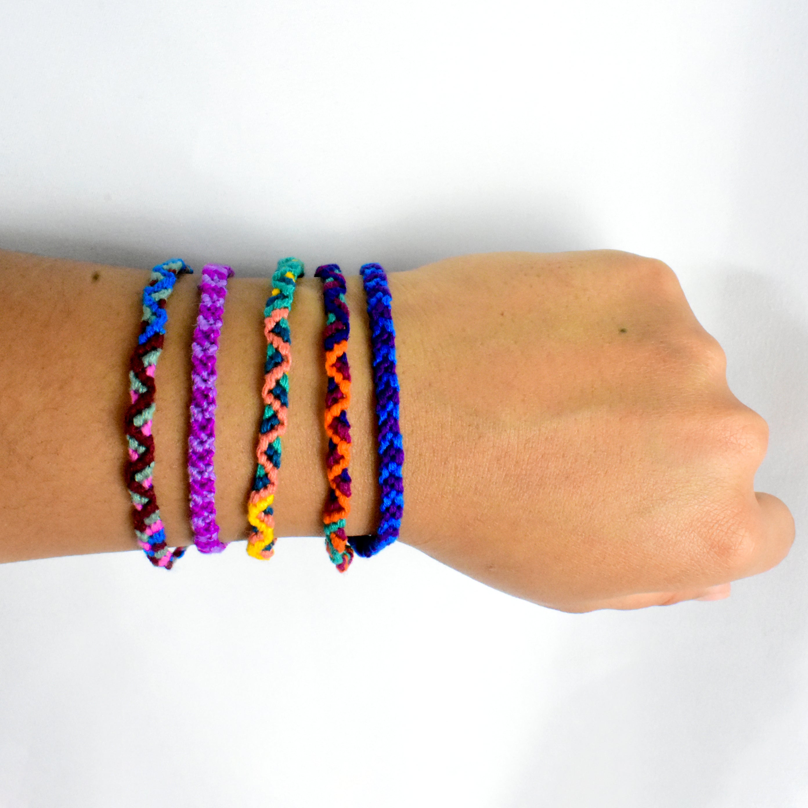 Handmade Adjustable Friendship Bracelets - Set of 5 – Handmade by