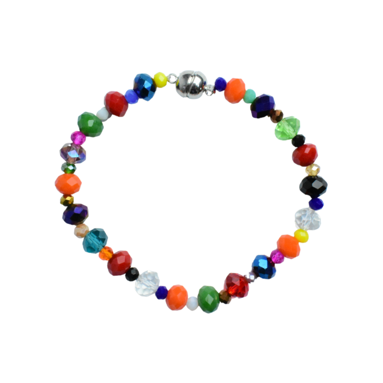 Premium AI Image  A colorful bracelet with friendship beads symbolizing  the bond between friends
